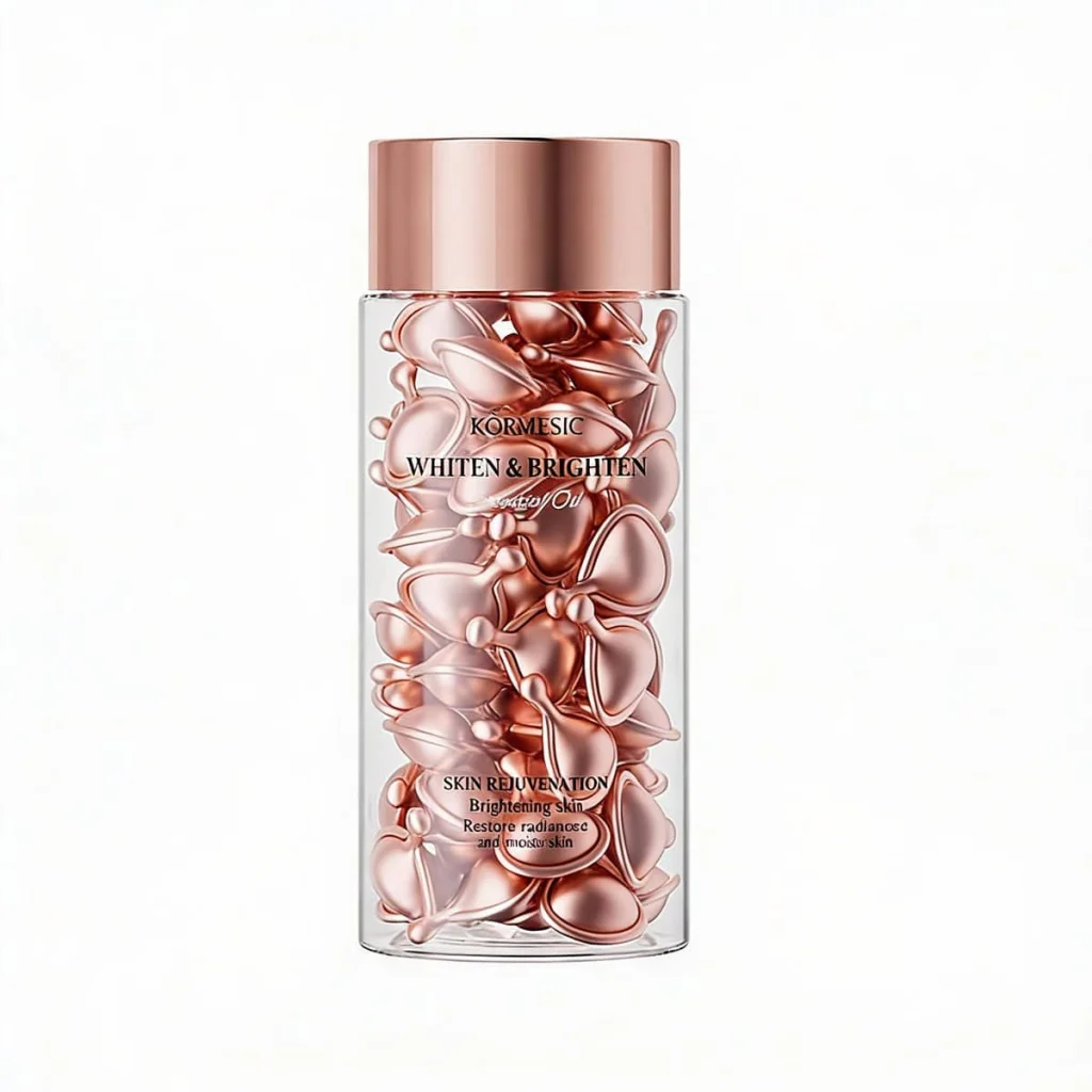 90 Capsule faciale cu ulei esențial, pentru iluminare, Kormesic