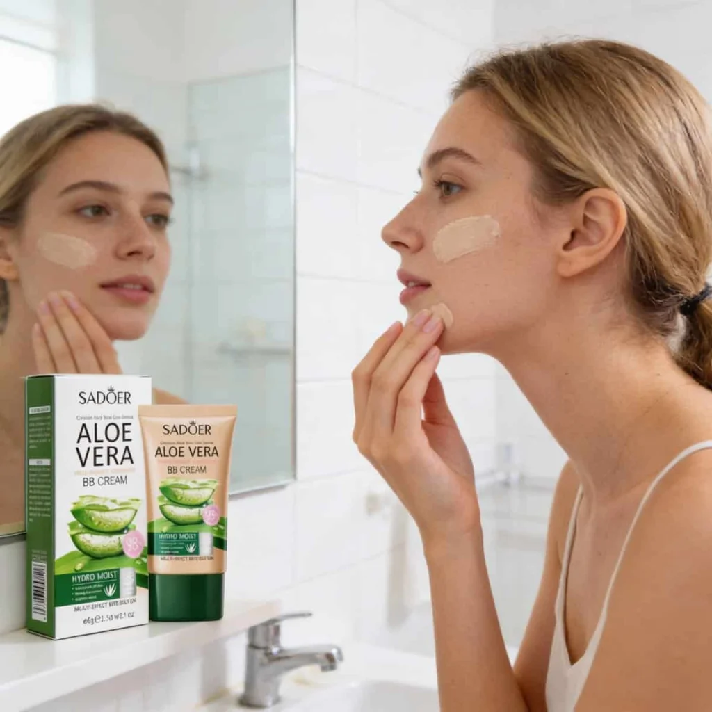 BB Cream cu Aloe Vera, Sadoer, 40 g - imagine 2
