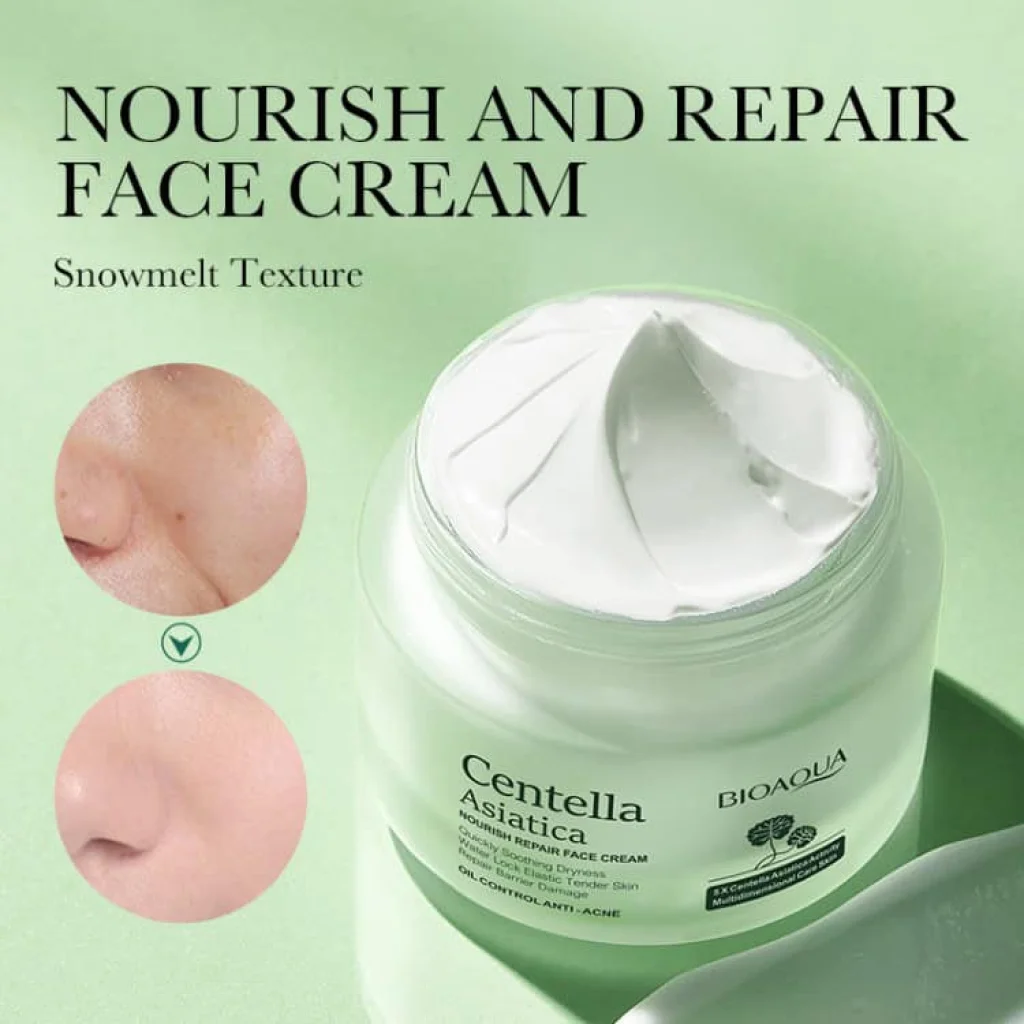 BIOAQUA Centella Asiatica Face Cream, 50g - imagine 2