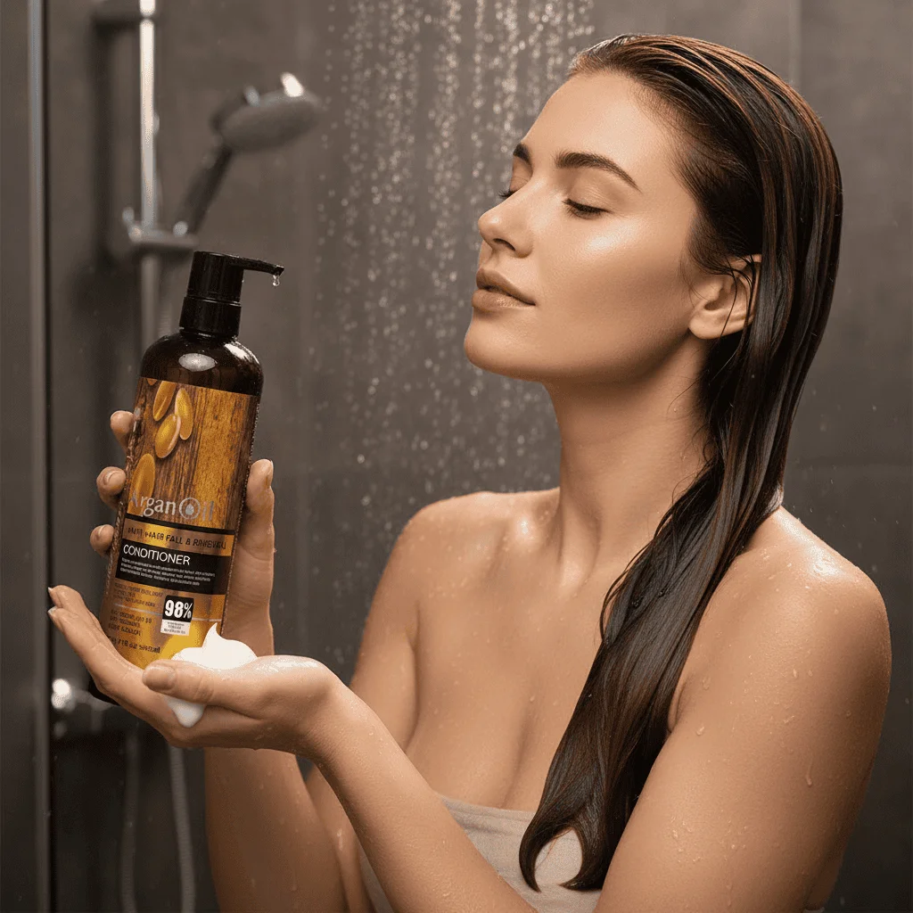 Balsam cu Argan pentru Păr Deteriorat, 900 ml - imagine 4