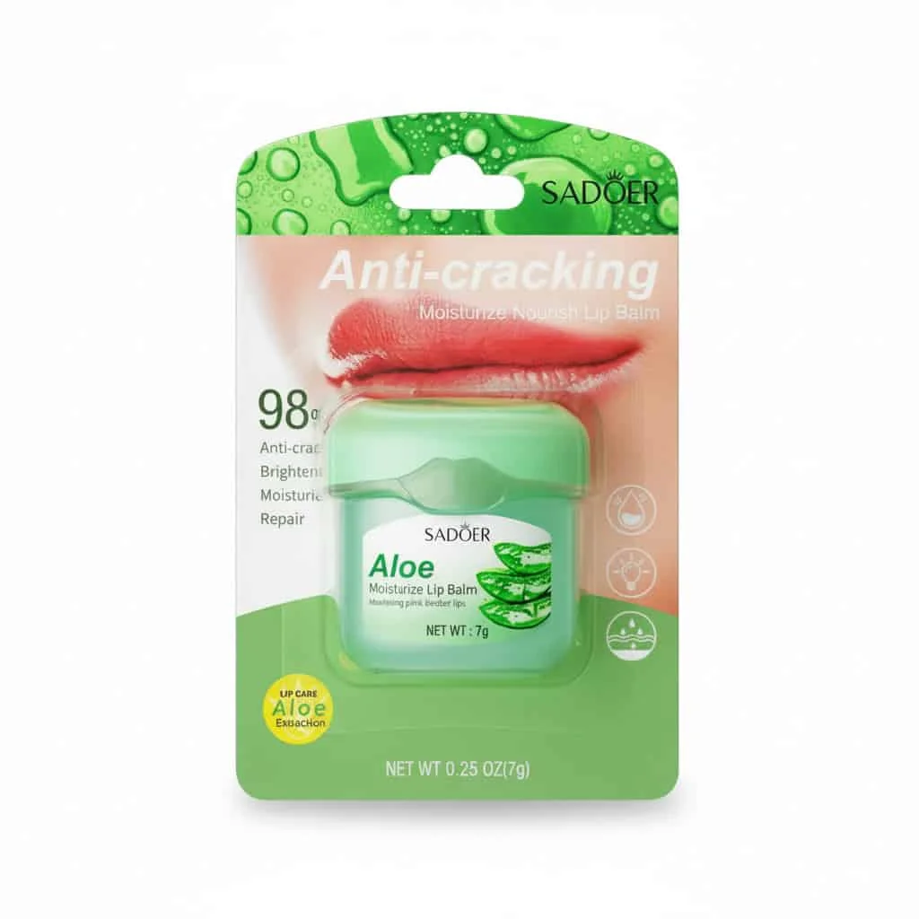 Balsam de buze cu aloe vera, Sadoer, 7g