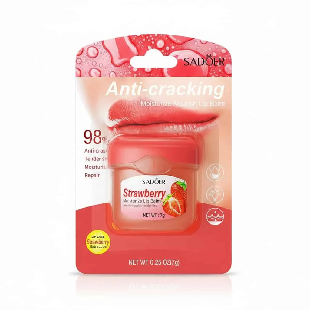Balsam de buze cu căpșuni, Sadoer, 7g