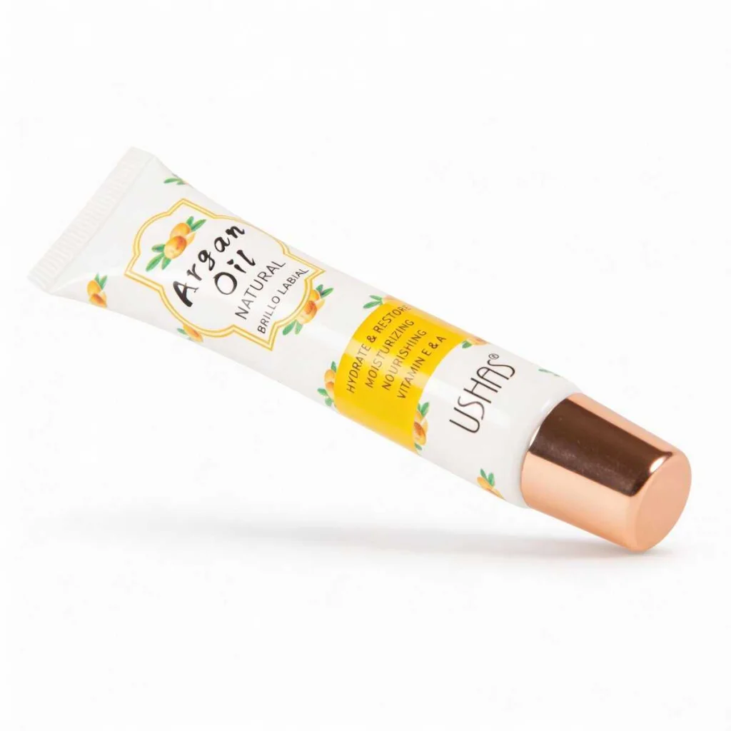 Luciu de buze cu ulei de argan, Ushas - imagine 2