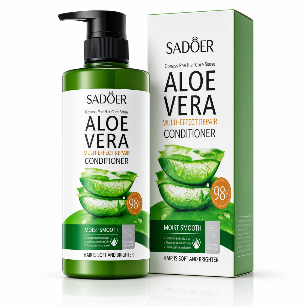 Balsam de par cu aloe vera, Sadoer, 500 ml