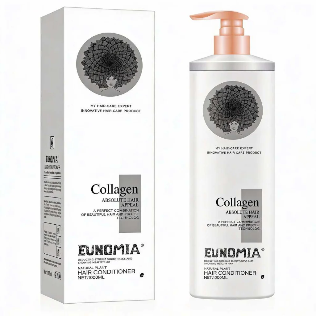 Balsam de par cu colagen, din plante naturale, cantitate 1000 ml