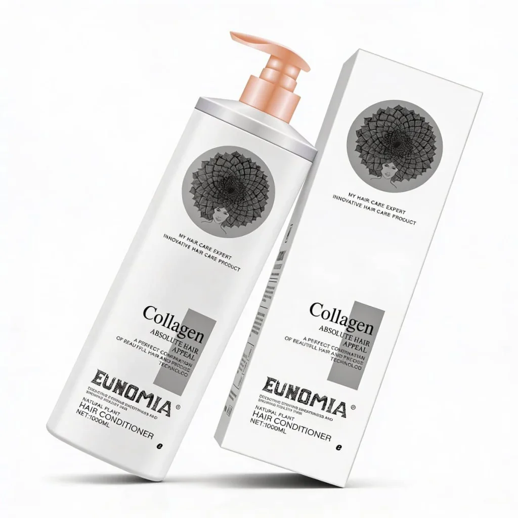Balsam de par cu colagen, din plante naturale, cantitate 1000 ml - imagine 3