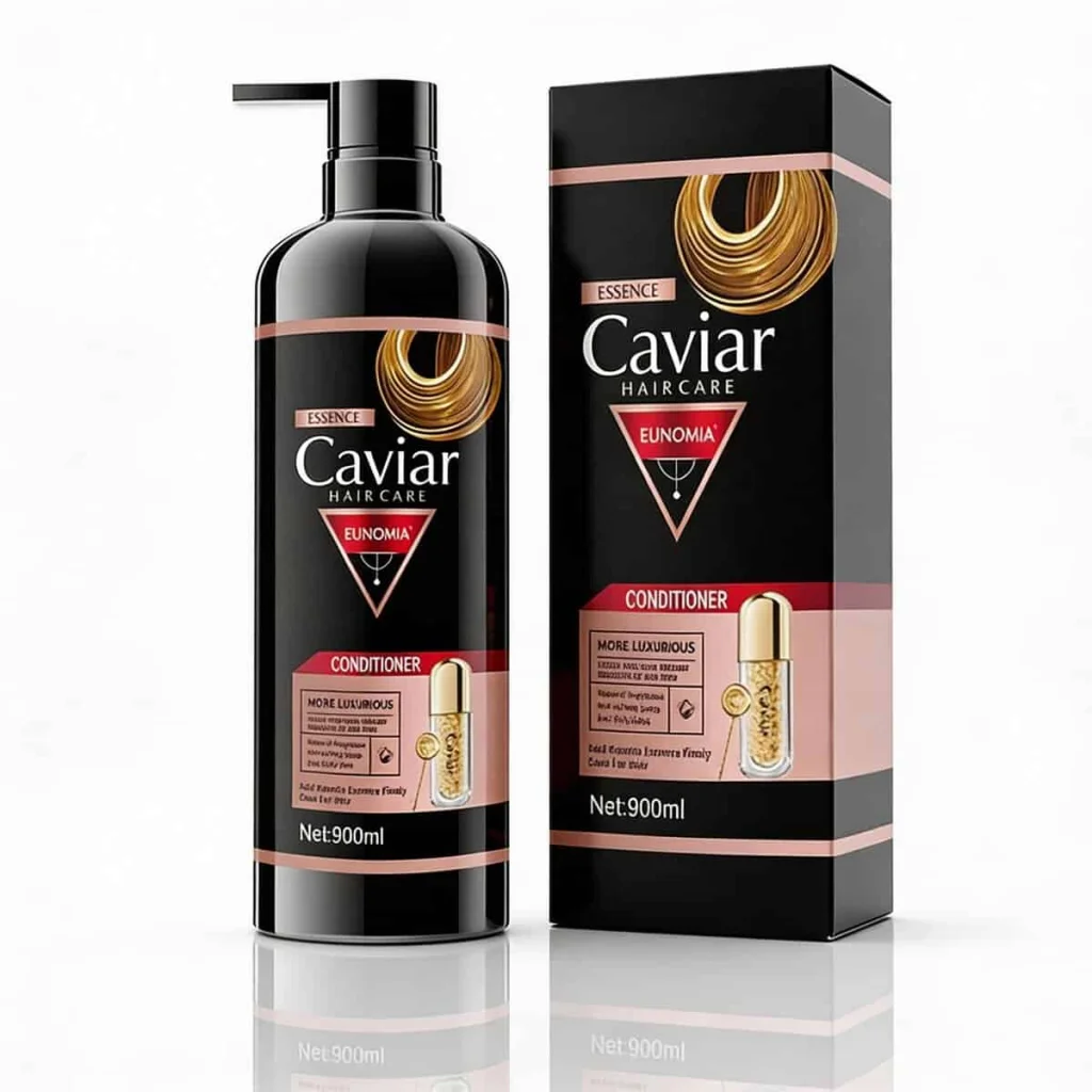 Balsam de par cu esenta de caviar, cantitate 900 ml - imagine 2