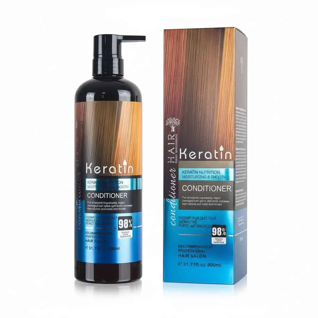 Balsam de par cu keratina, cantitate 900 ml - imagine 3