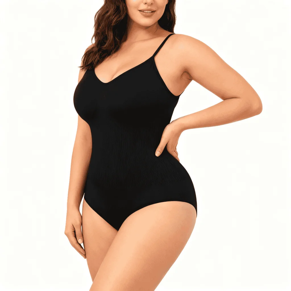 Body Modelator BodySlim cu bretele subțiri - imagine 6