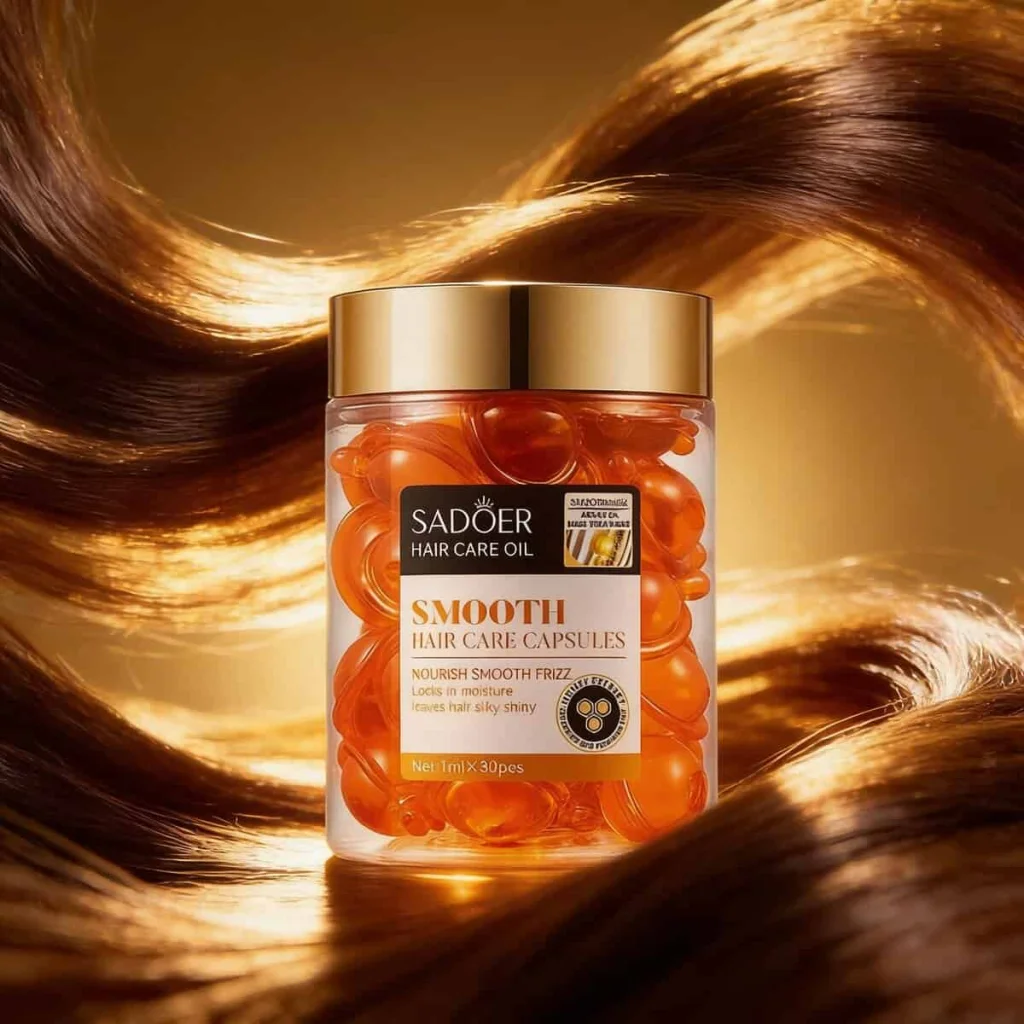 Capsule pentru păr, anti frizz, Sadoer - imagine 3