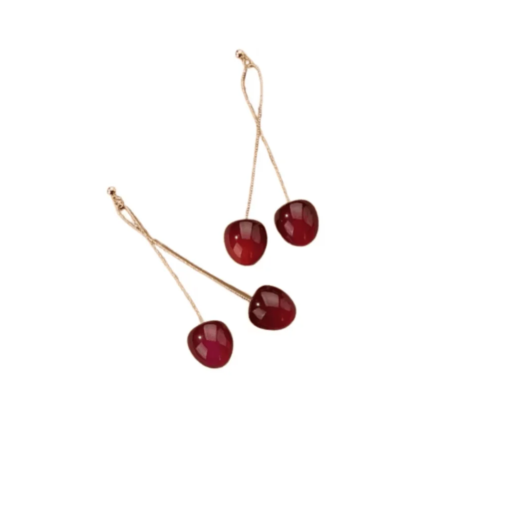 Cercei Design Cherry cu picături