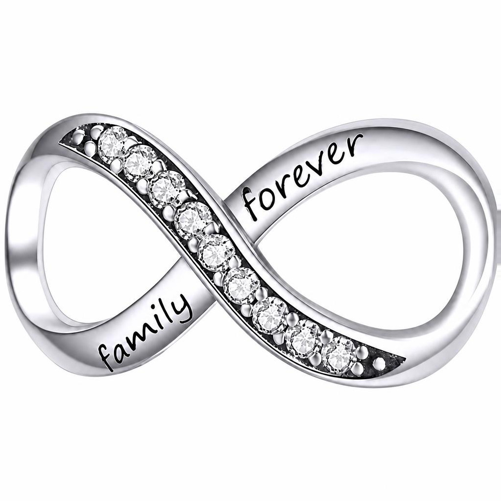 Charm Diora Forever Family, simbol infinit - imagine 3