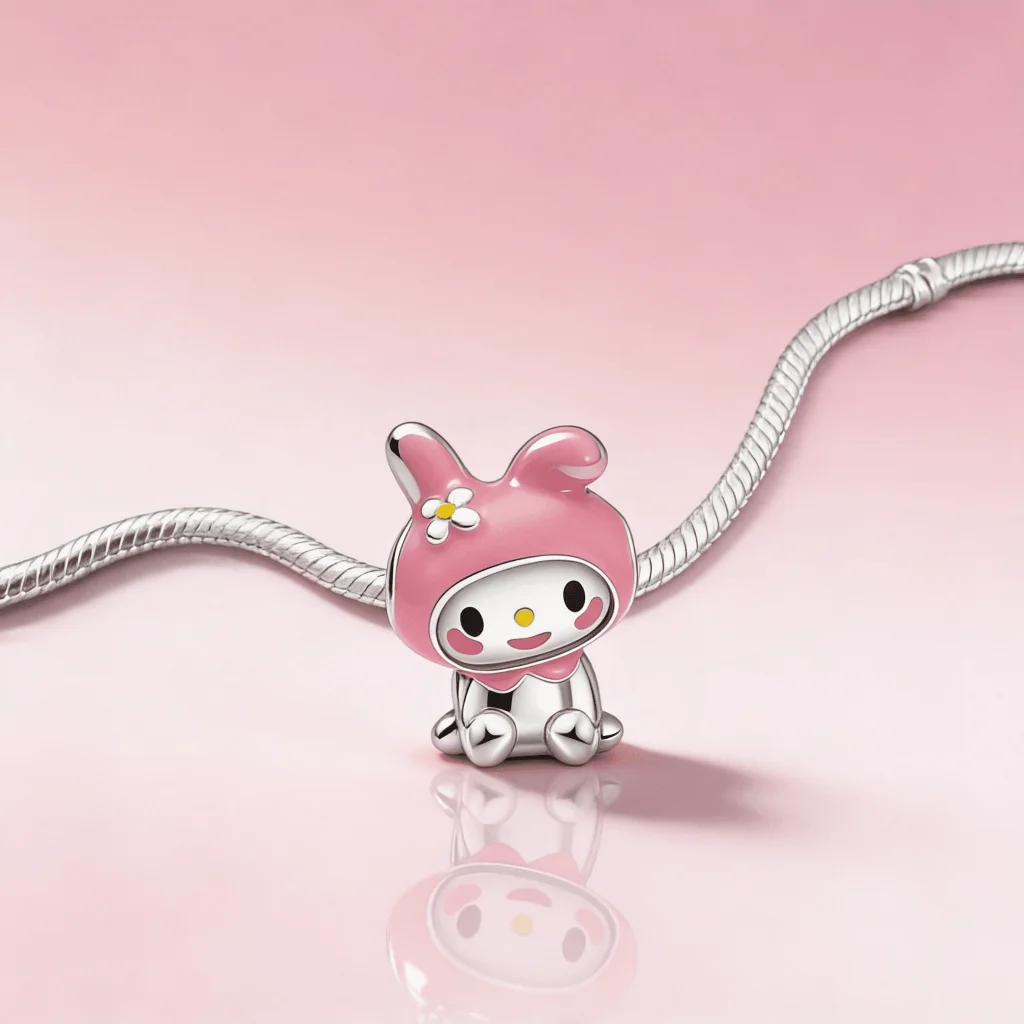 Charm Pink Bunny Love - imagine 3