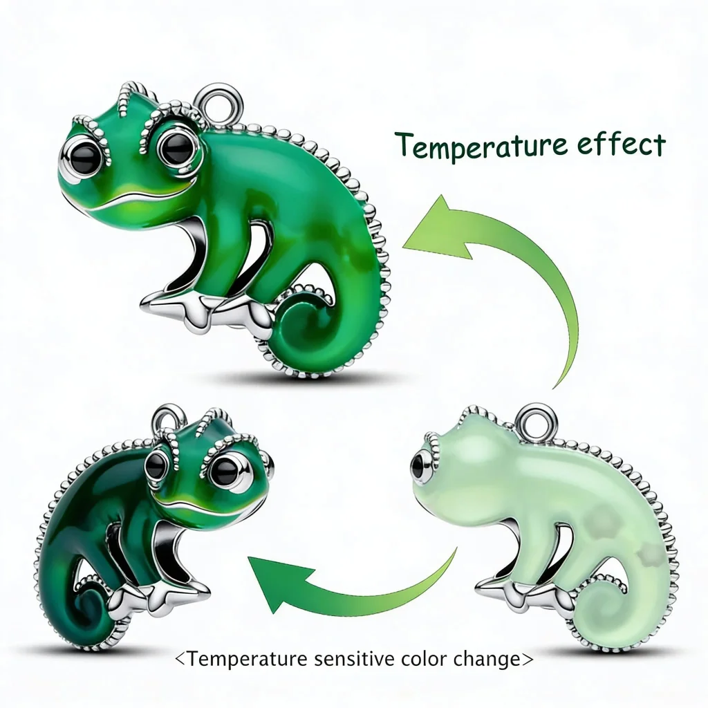 Charm cameleon cu schimbare de la temperatură - imagine 3