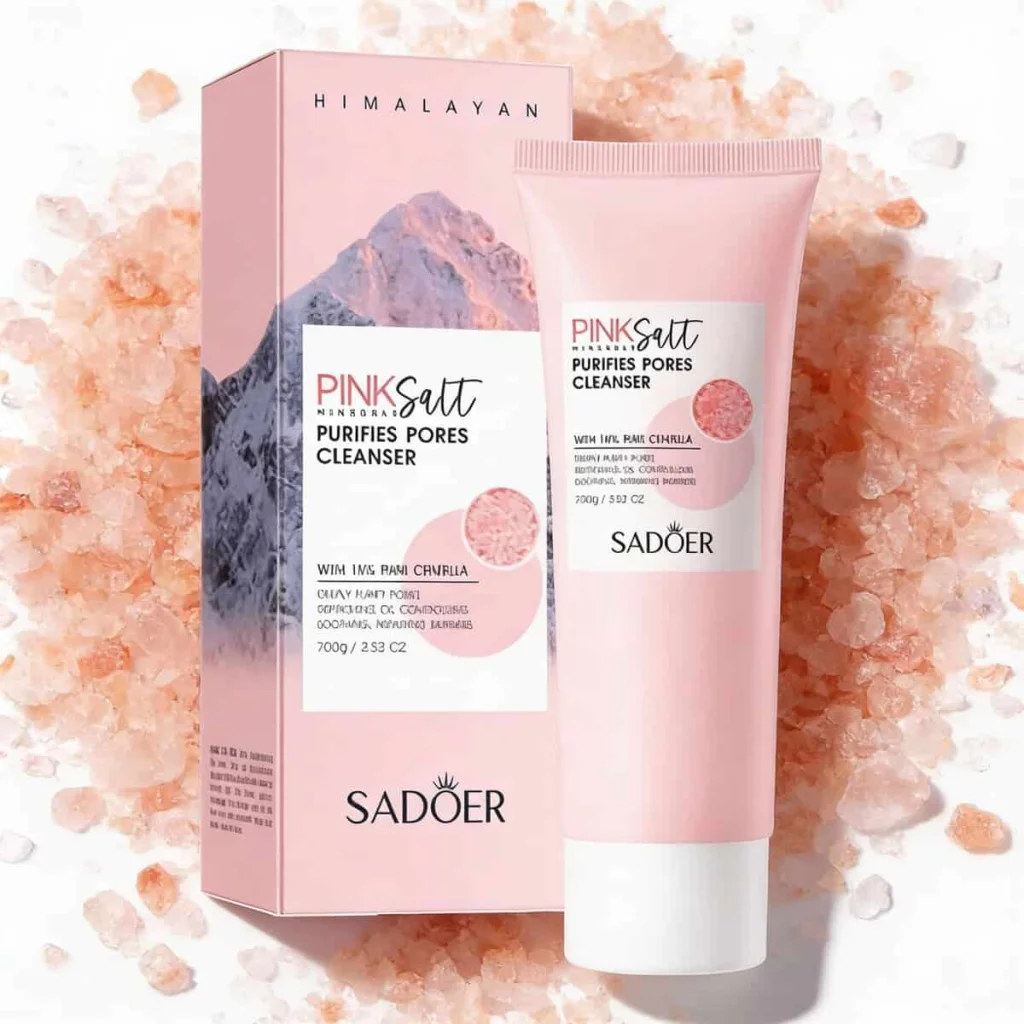 Cleanser de fata cu sare de himalaya, 100g - imagine 3