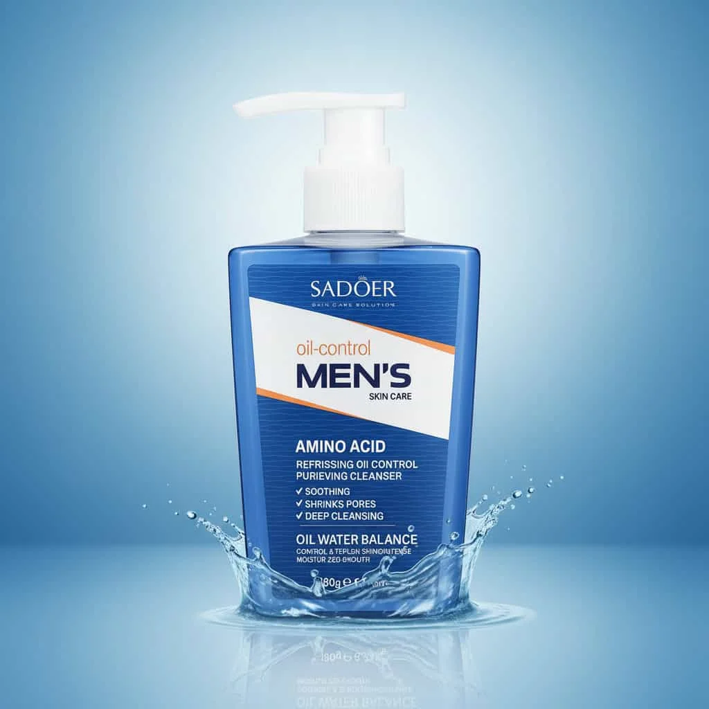 Cleanser de față pentru bărbați, Sadoer, 180g - imagine 2