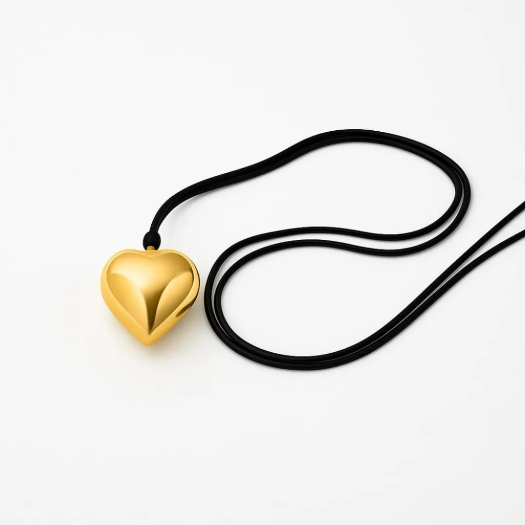 Colier Golden Heart - imagine 3