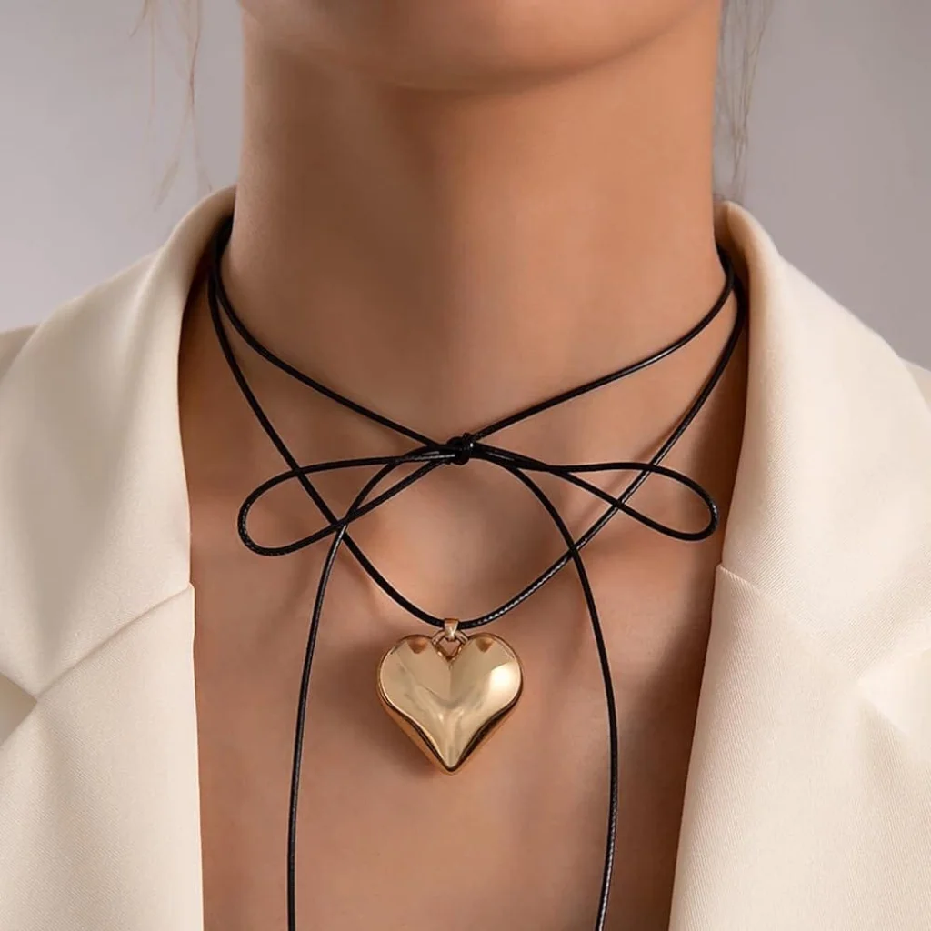 Colier Golden Heart - imagine 2