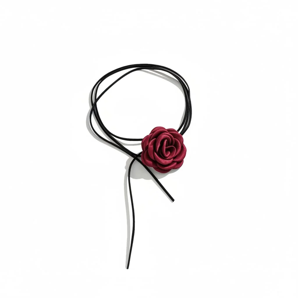 Colier Rose Seduction cu trandafir