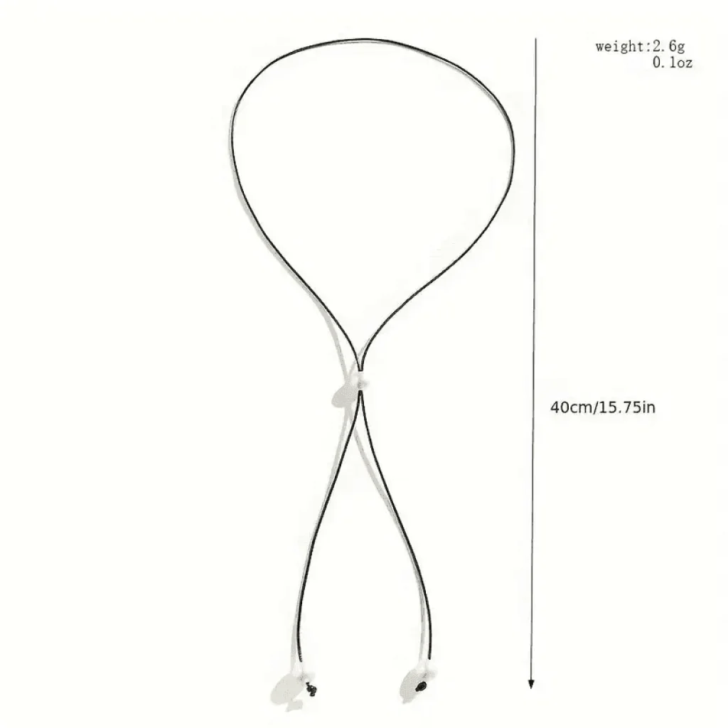 Colier choker minimalist cu detaliu baroc - imagine 4