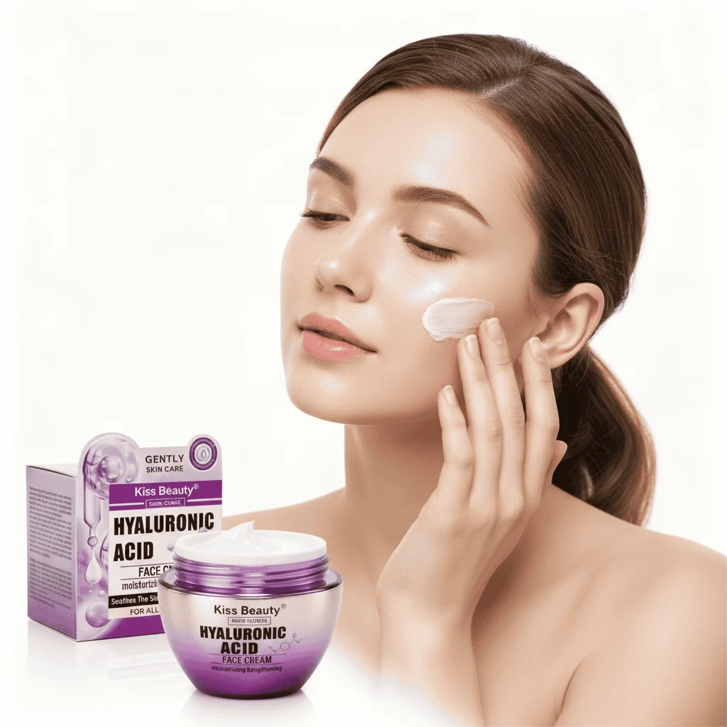 Cremă Facială Hidratantă cu Acid Hialuronic, 50 ml - imagine 3