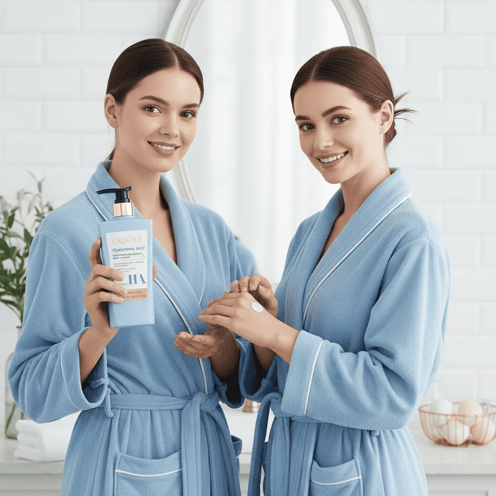 Cremă Hidratantă cu Acid Hialuronic Sadoer, 400ml - imagine 3