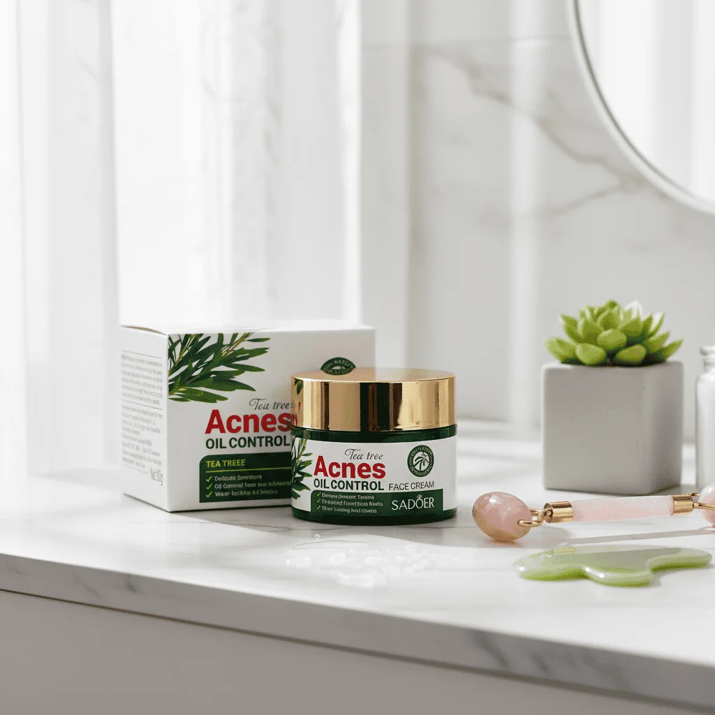 Cremă Matifiantă Anti-Acnee Tea Tree 50g - imagine 3