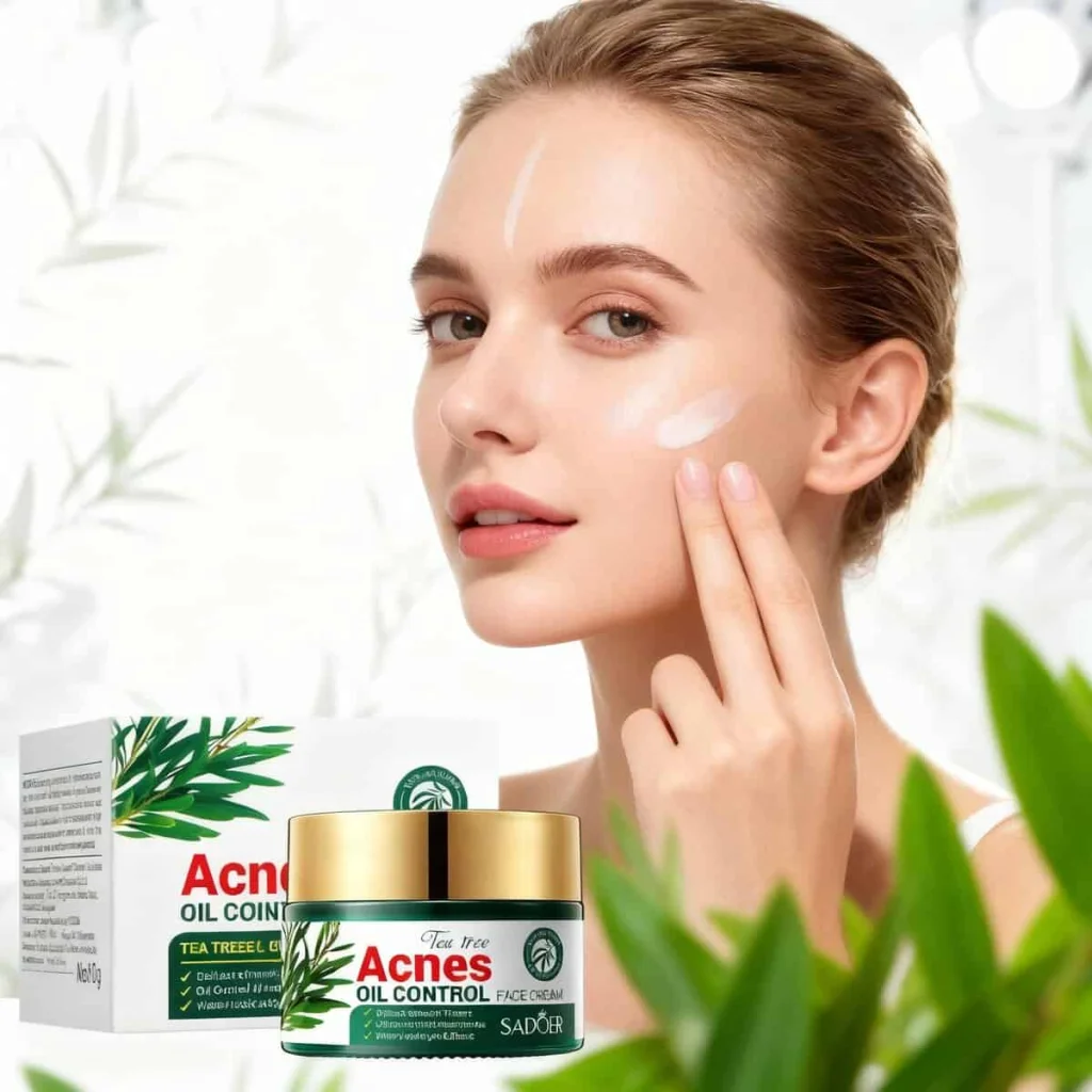 Cremă Matifiantă Anti-Acnee Tea Tree 50g - imagine 4