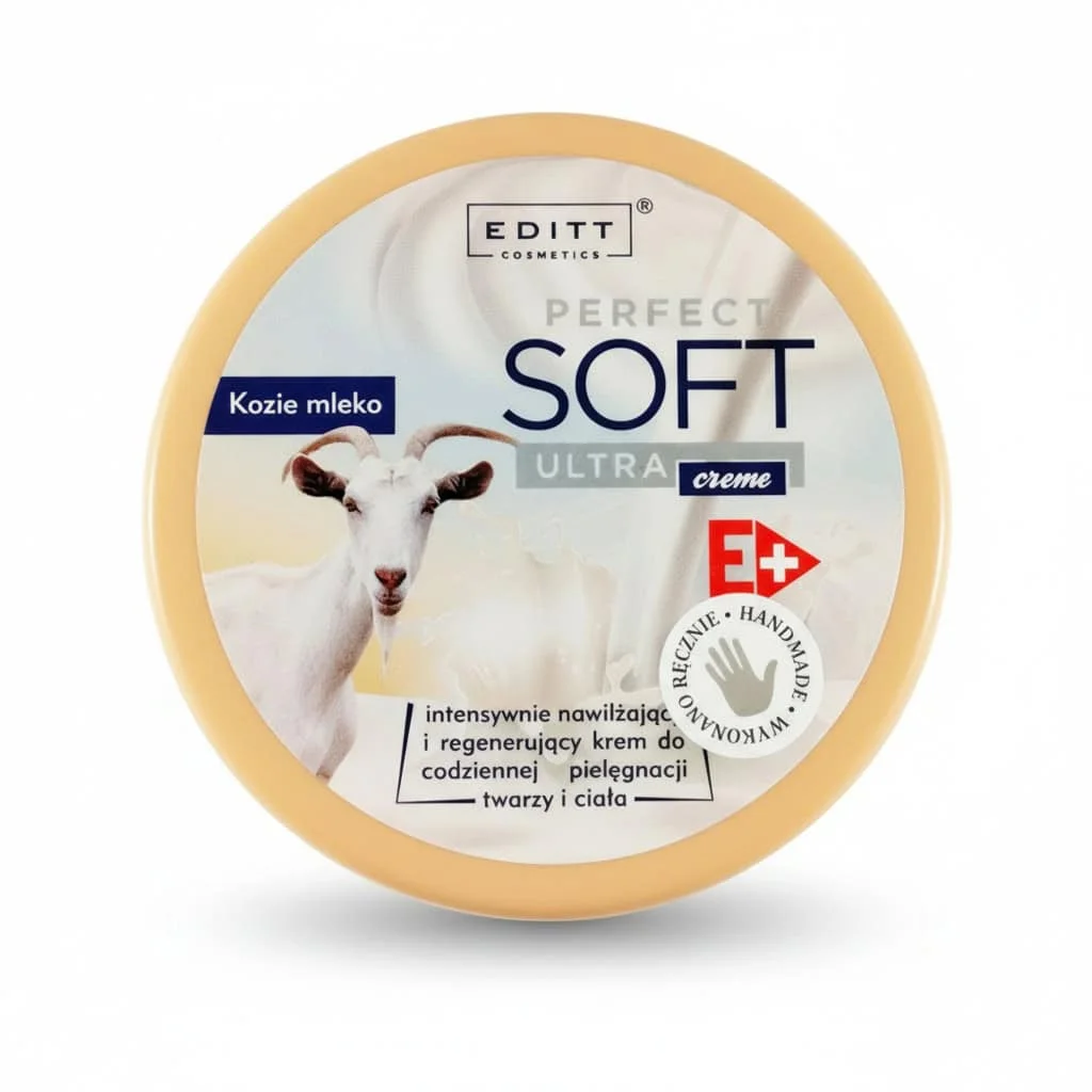 Cremă Soft Ultra cu lapte de capră, Editt, 150g