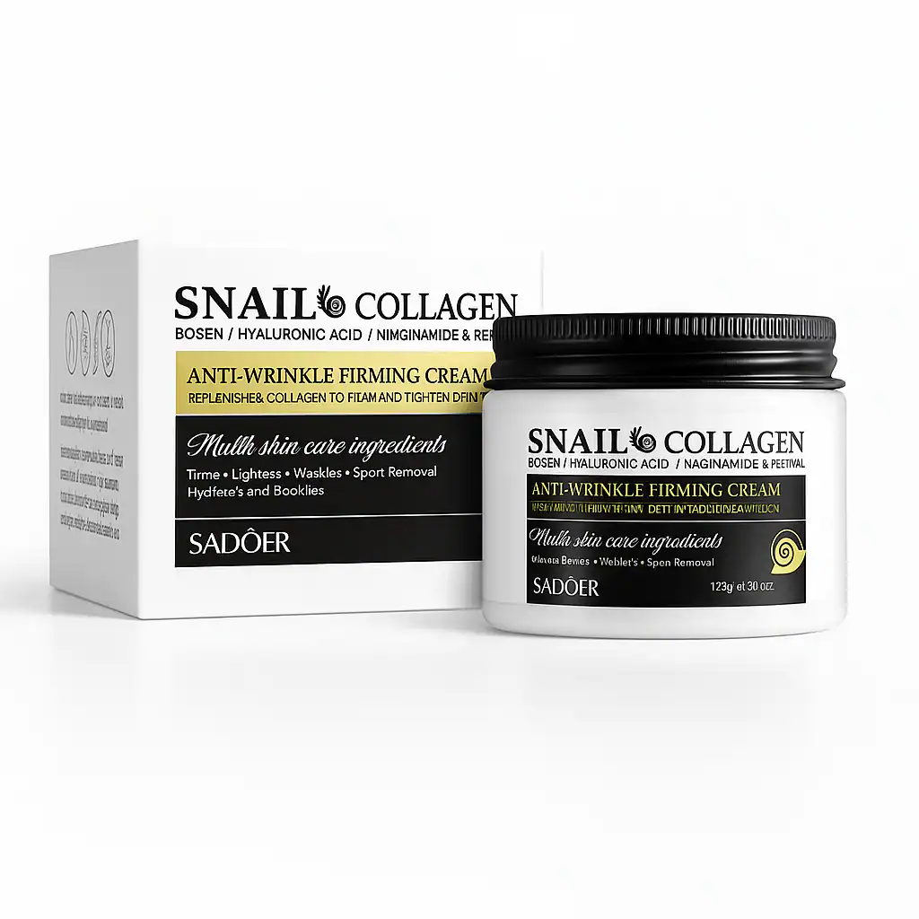 Cremă anti rid cu colagen de melc Sadoer, 123g