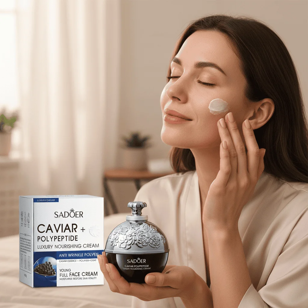 Cremă de Față Luxury cu Caviar și Polipeptide, 30g - imagine 3