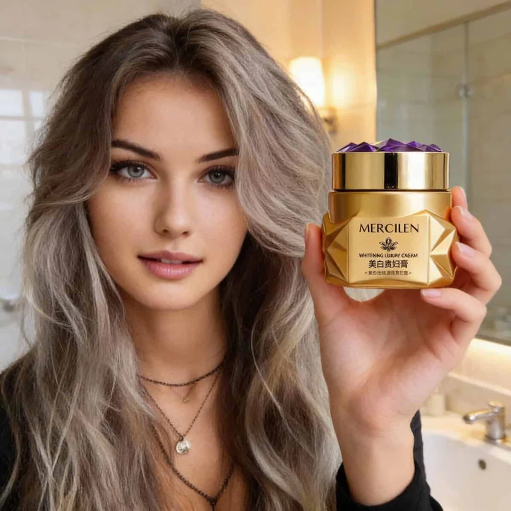 Cremă de Față Mercilen Whitening Luxury, 30 g - imagine 3