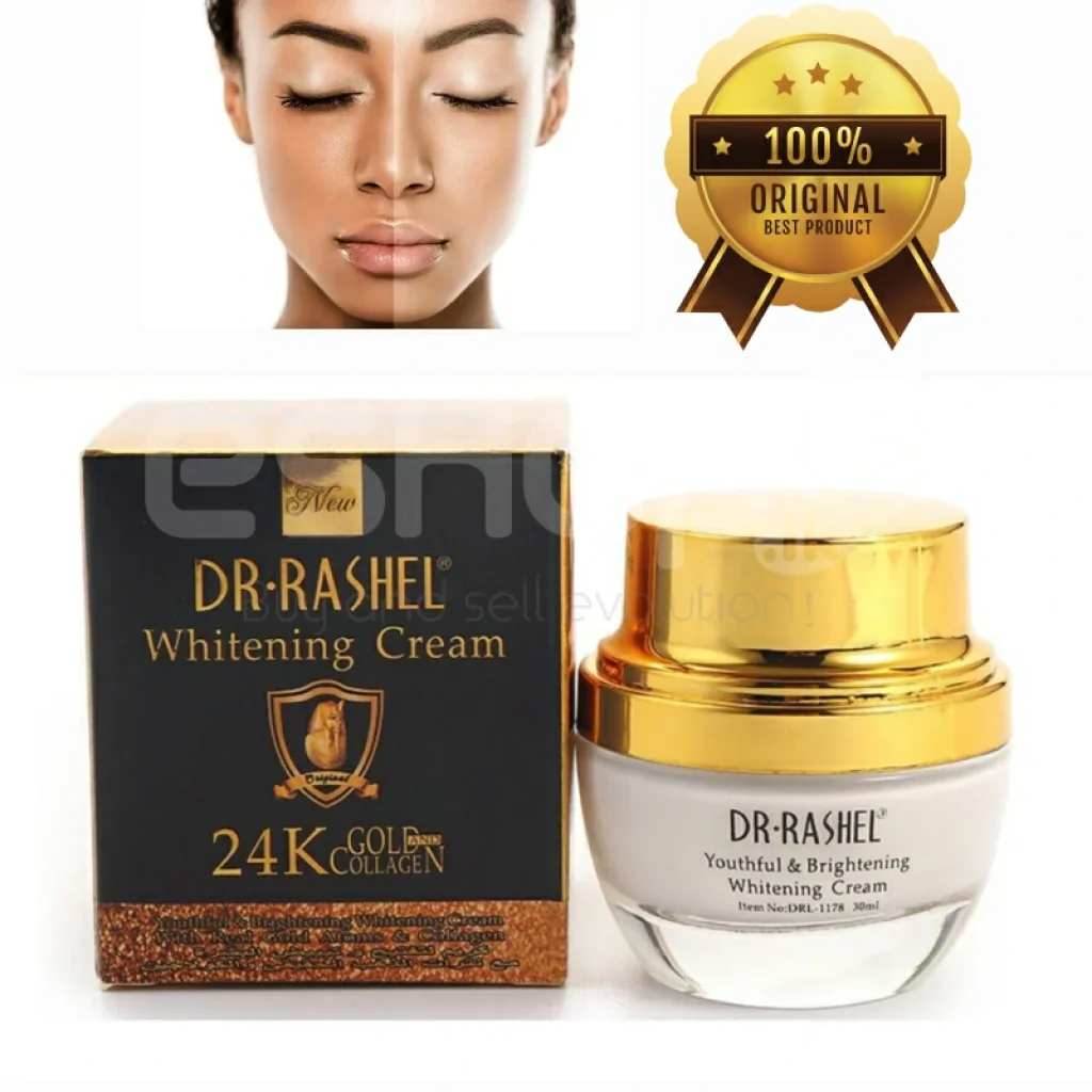 Cremă de Zi Dr. Rashel cu Aur 24K și Colagen, 30g - imagine 2