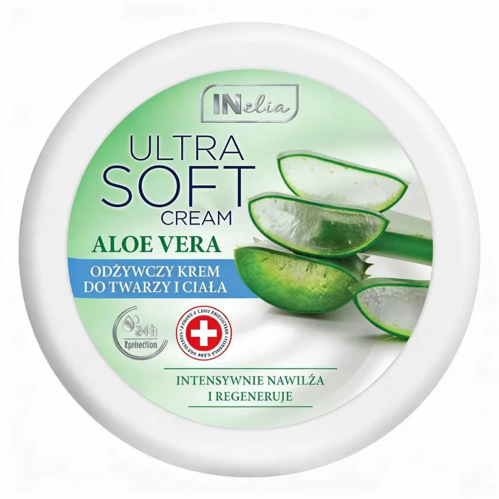 Crema de corp cu aloe vera ultra soft, Inelia, cantitate 200 ml