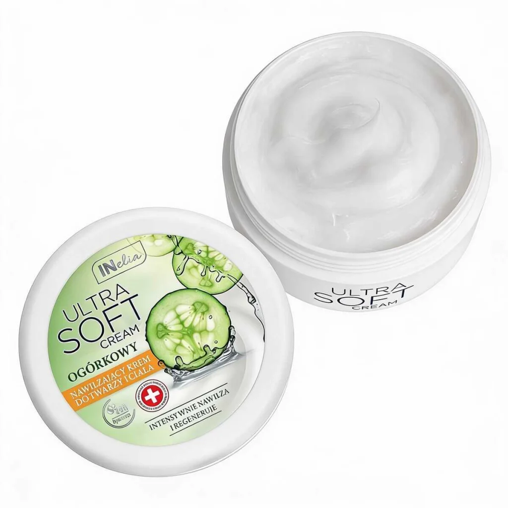 Crema de corp cu castravete ultra soft, Inelia, cantitate 200 ml - imagine 2