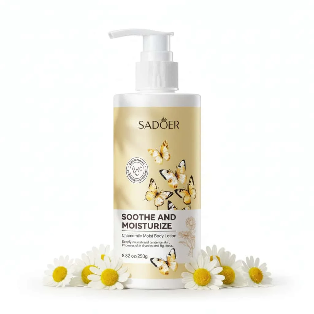 Cremă de corp hidratantă cu mușețel, Sadoer, 250g - imagine 2