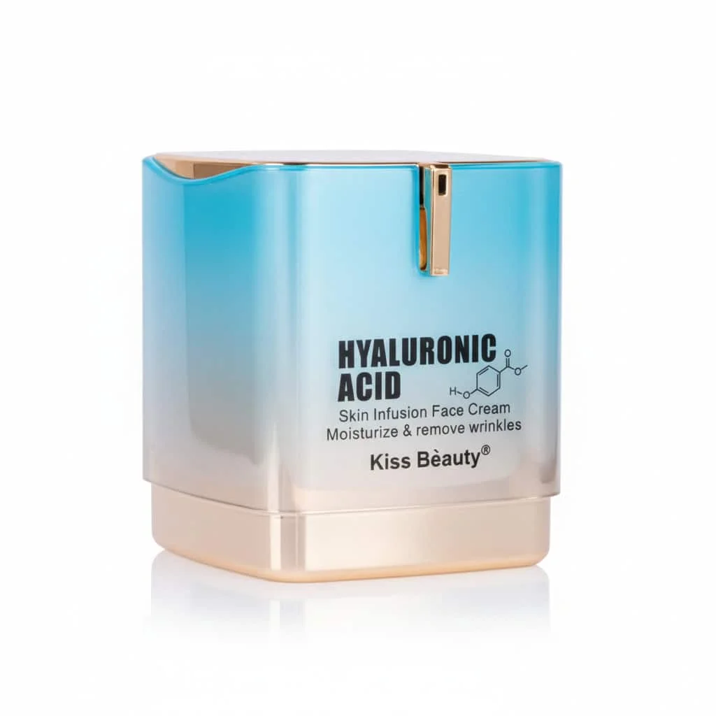 Crema de fata cu acid hialuronic, pentru luminozitate, waterproof, 50g - imagine 4