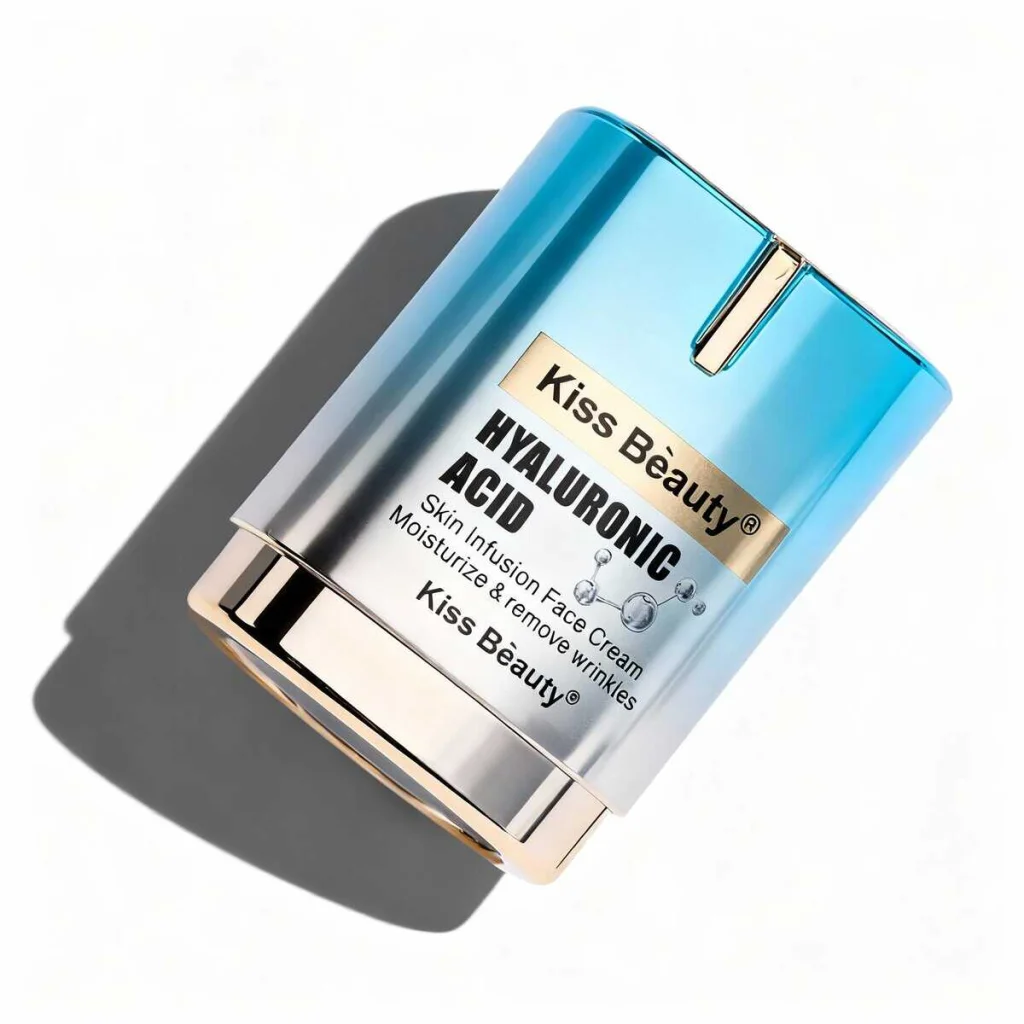 Crema de fata cu acid hialuronic, pentru luminozitate, waterproof, 50g - imagine 2