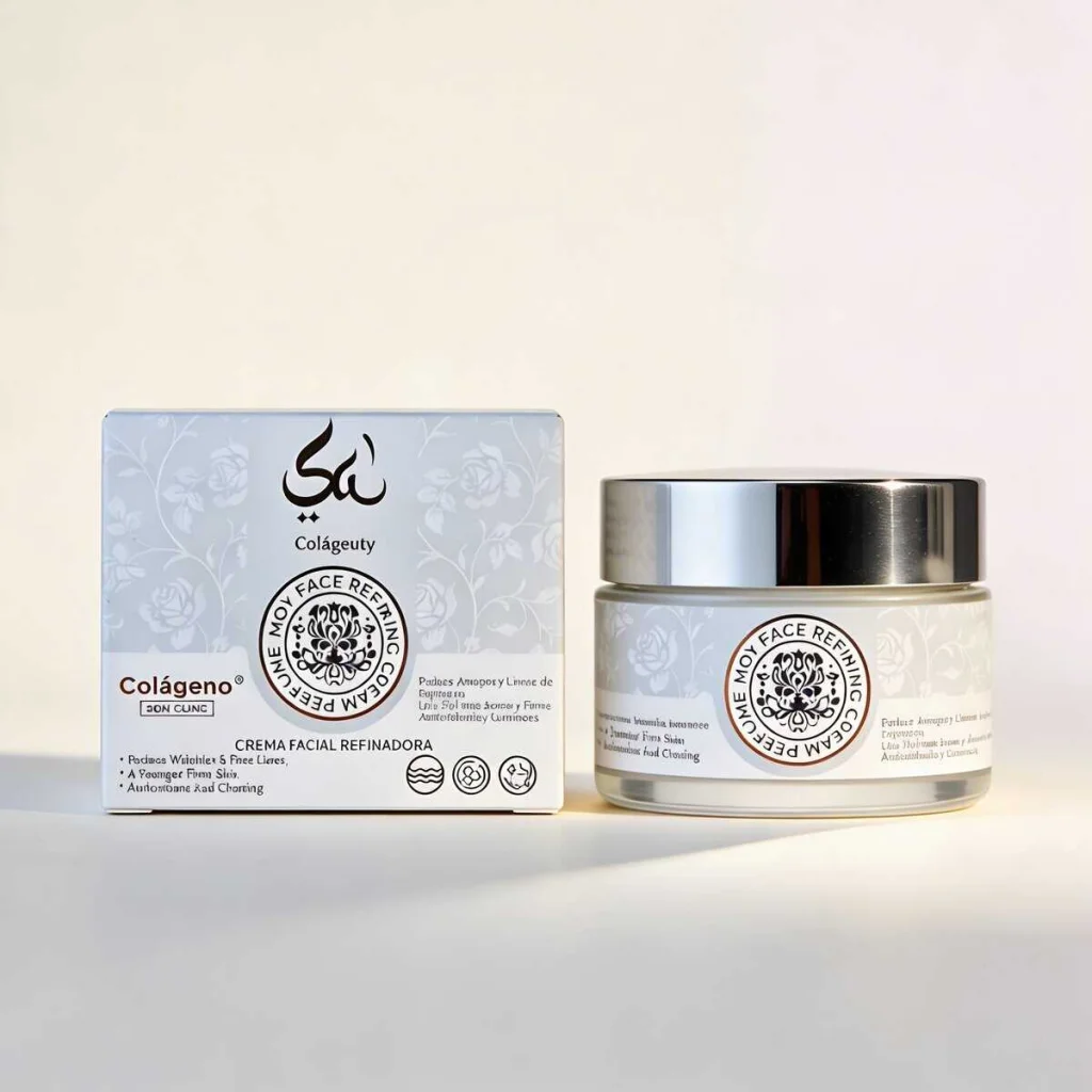 Cremă de față cu colagen, anti rid, Kiss Beauty, 50 ml - imagine 2