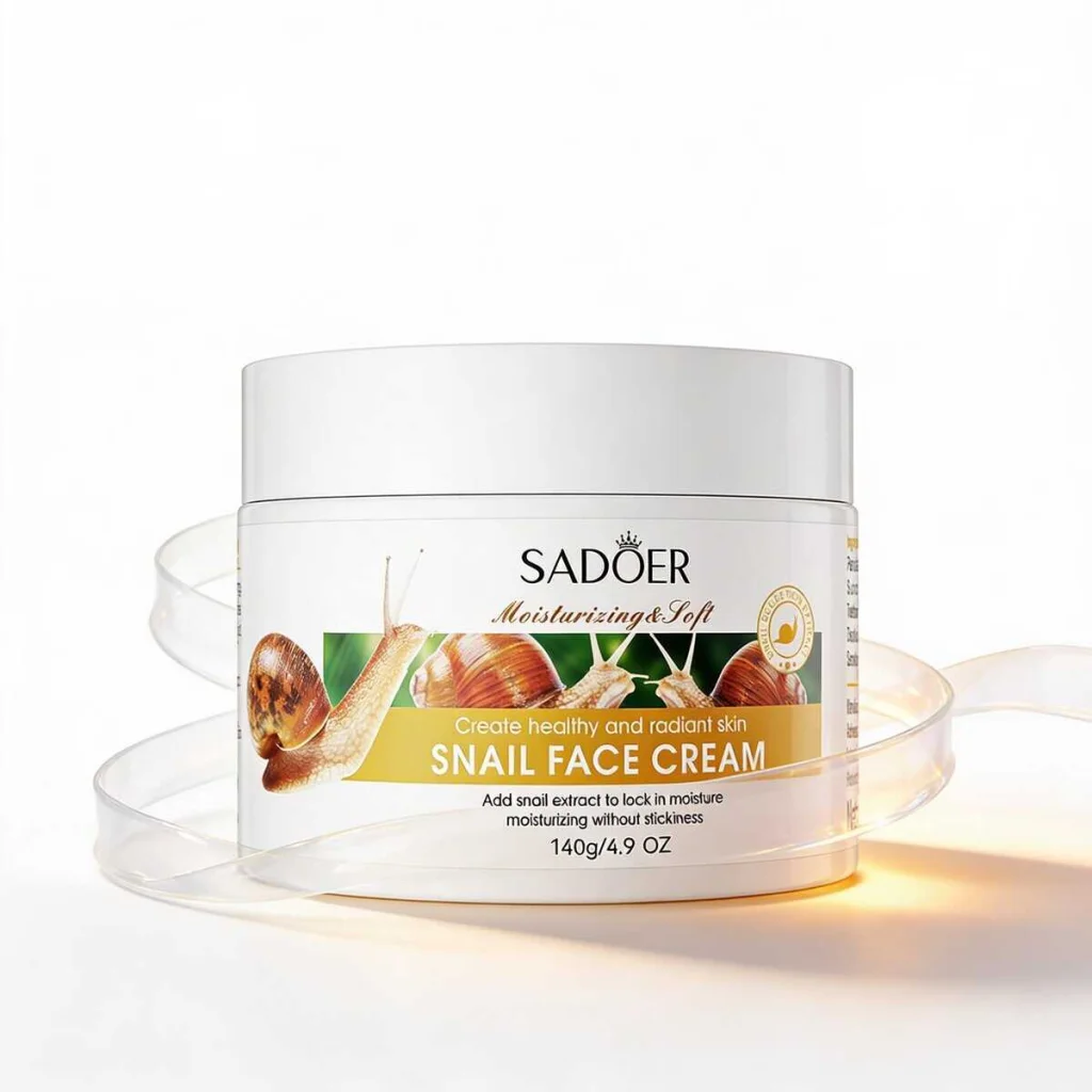 Cremă de față cu extract de melc, Sadoer, 140g - imagine 2