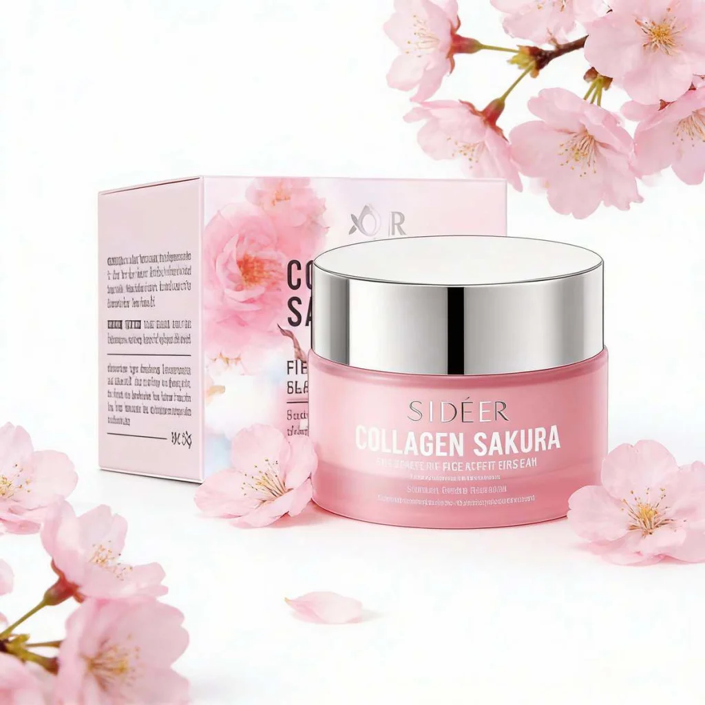 Crema de fata hidratanta cu sakura, Sadoer, 50g - imagine 2