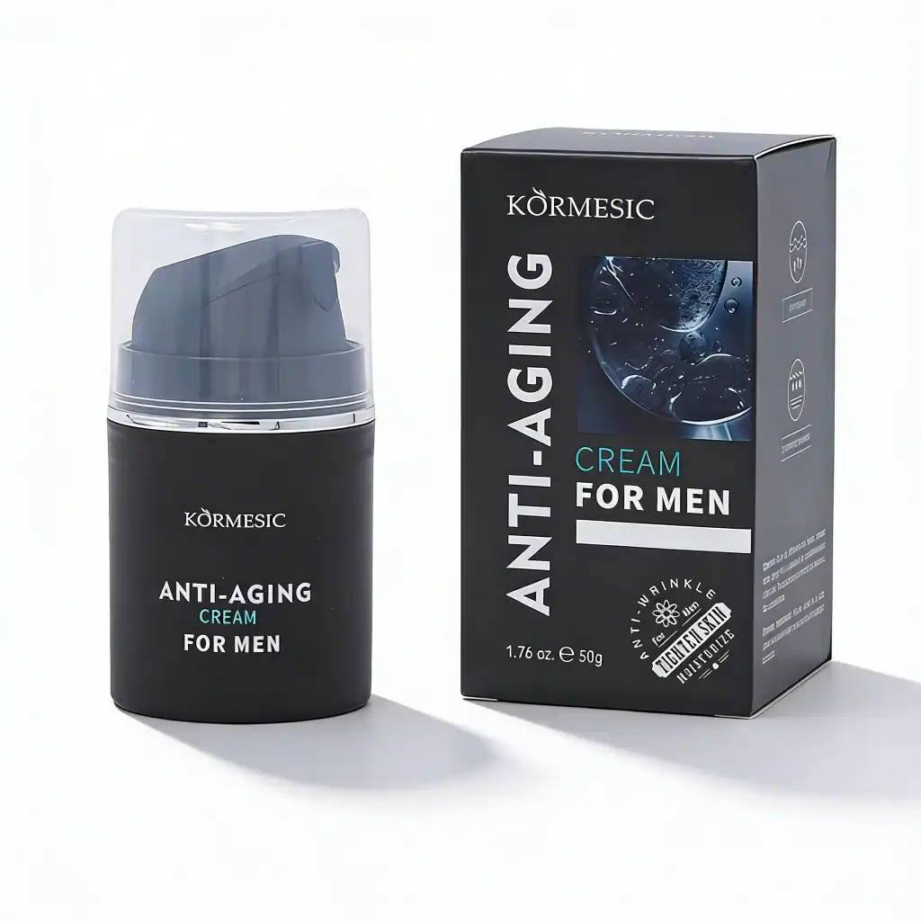 Cremă de față pentru bărbați, anti îmbătrânire, Kormesic, 50g