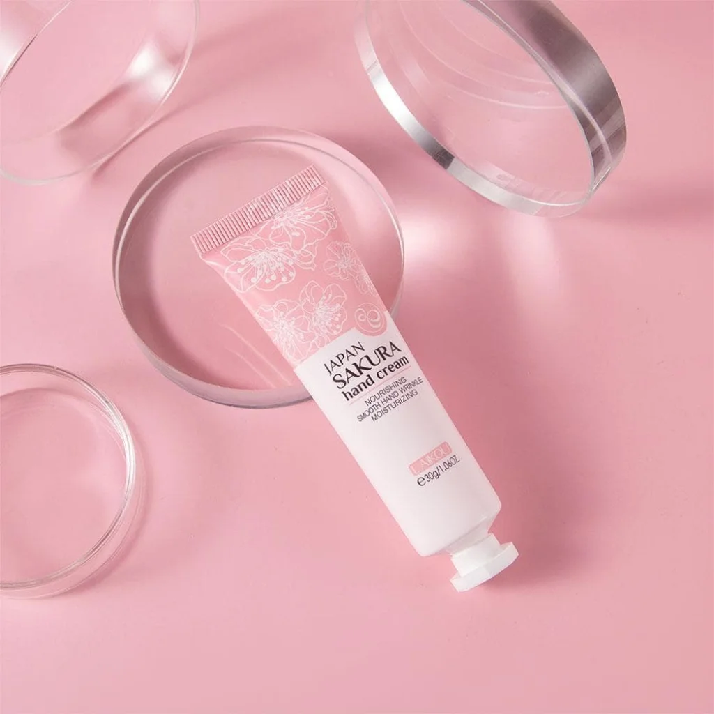 Cremă de mâini cu aromă de sakura japoneză, 30g - imagine 2