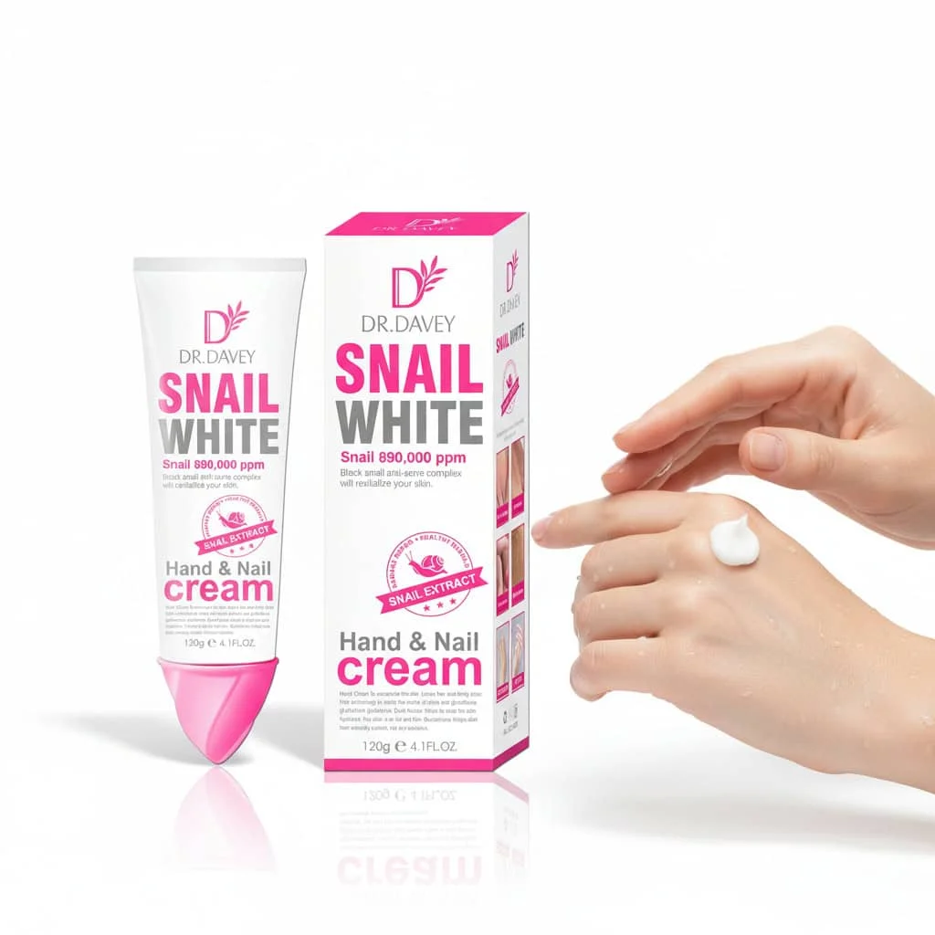 Crema de maini si unghii cu extract de melc, Dr. Davey, 120g - imagine 3