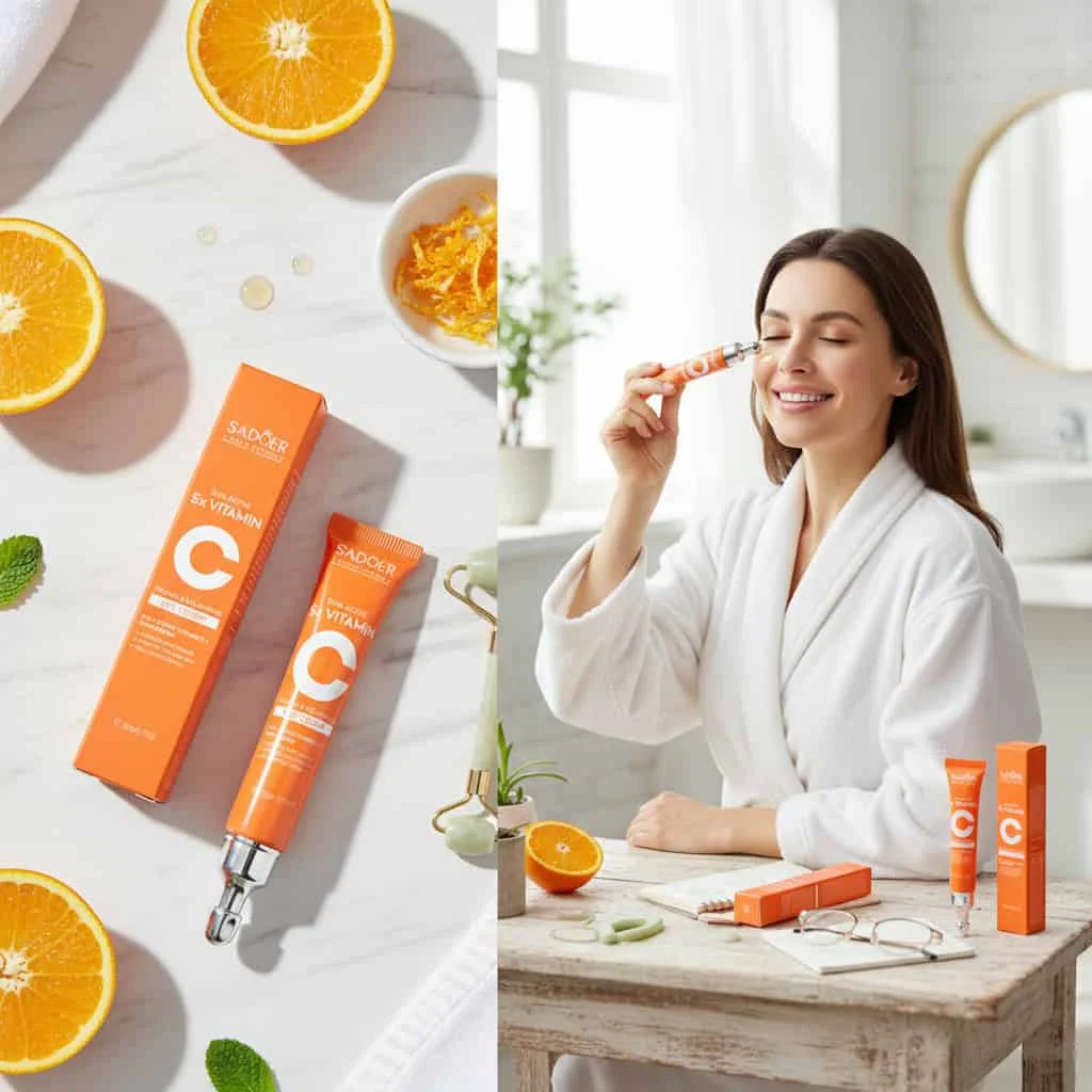 Crema de ochi 5 in 1 cu extract de vitamina C, 20 g - imagine 3