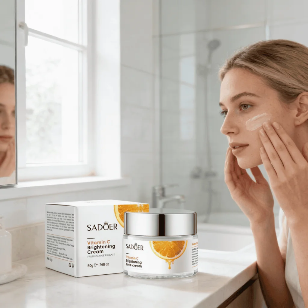 Crema faciala cu vitamina C, Sadoer, 50 g - imagine 5