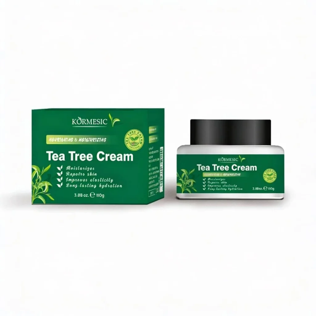 Cremă facială hidratantă cu arbore de ceai Kormesic, 110 g