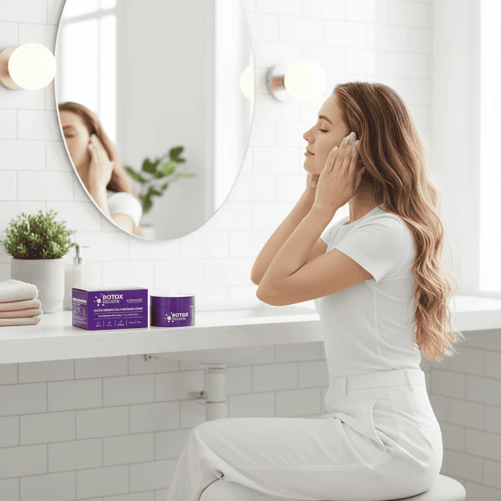 Cremă pentru masajul scalpului cu keratină și colagen, Kormesic, 100 g - imagine 2