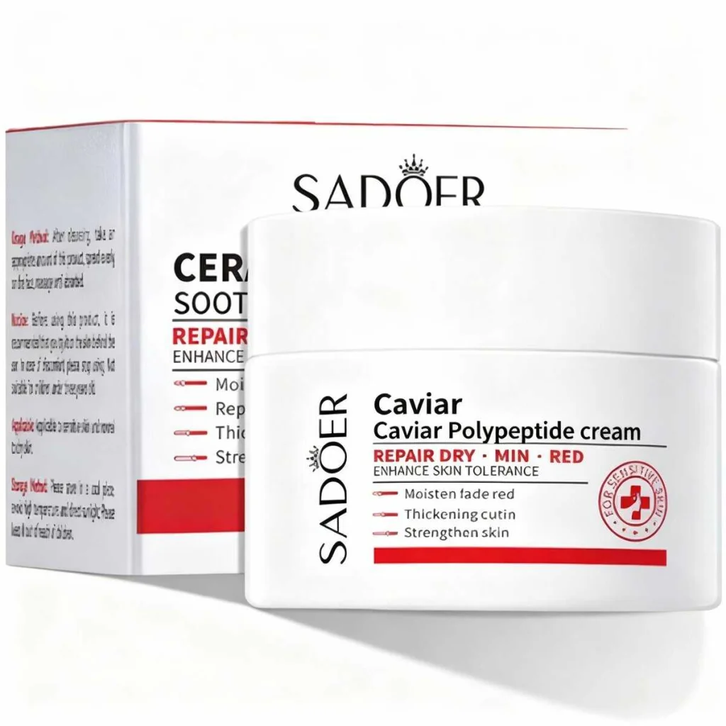 Cremă reparatoare cu ceramide pentru ten sensibil, Sadoer