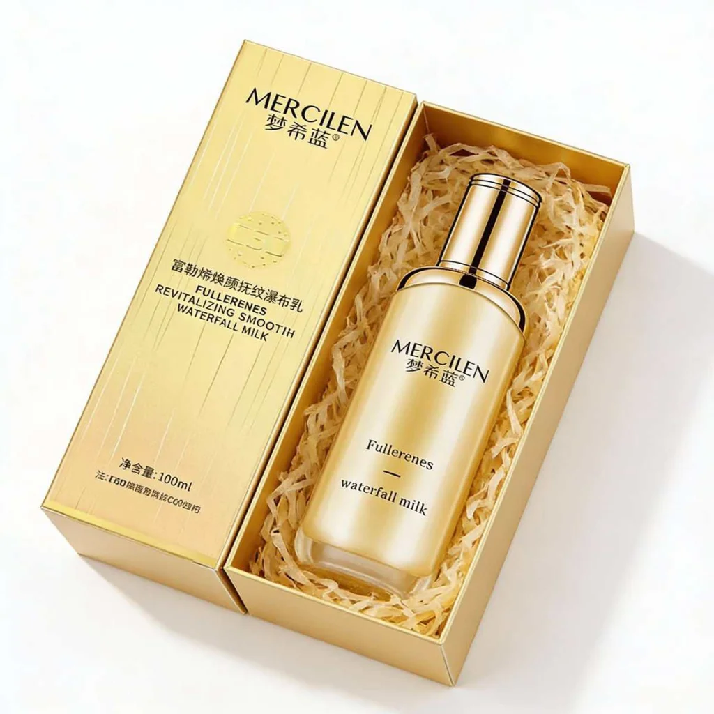 Emulsie de față cu fulerene, efect de netezire, Mercilen, 100 ml